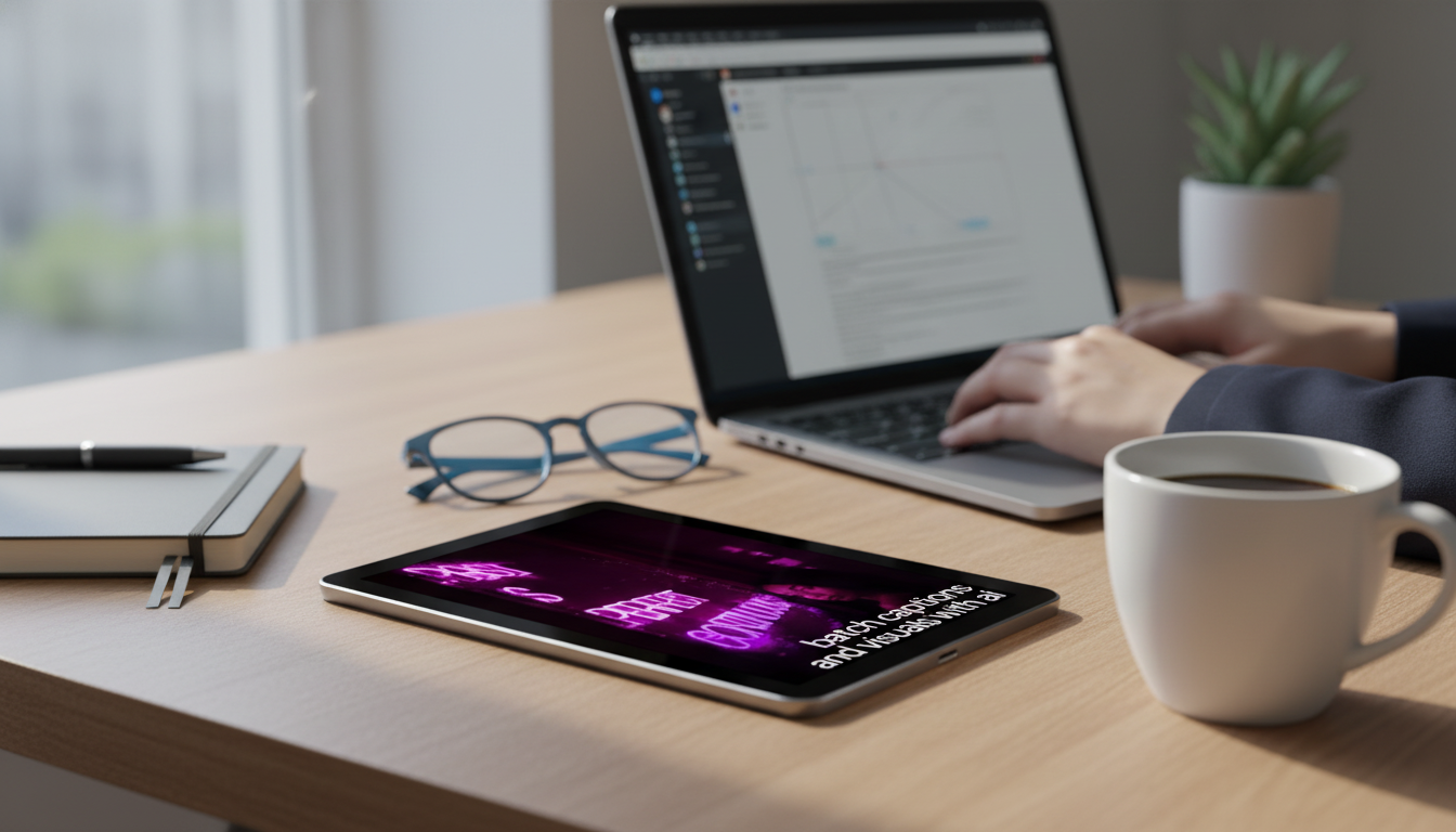 Batch Social Captions & Visuals With AI (5-Step Workflow)
