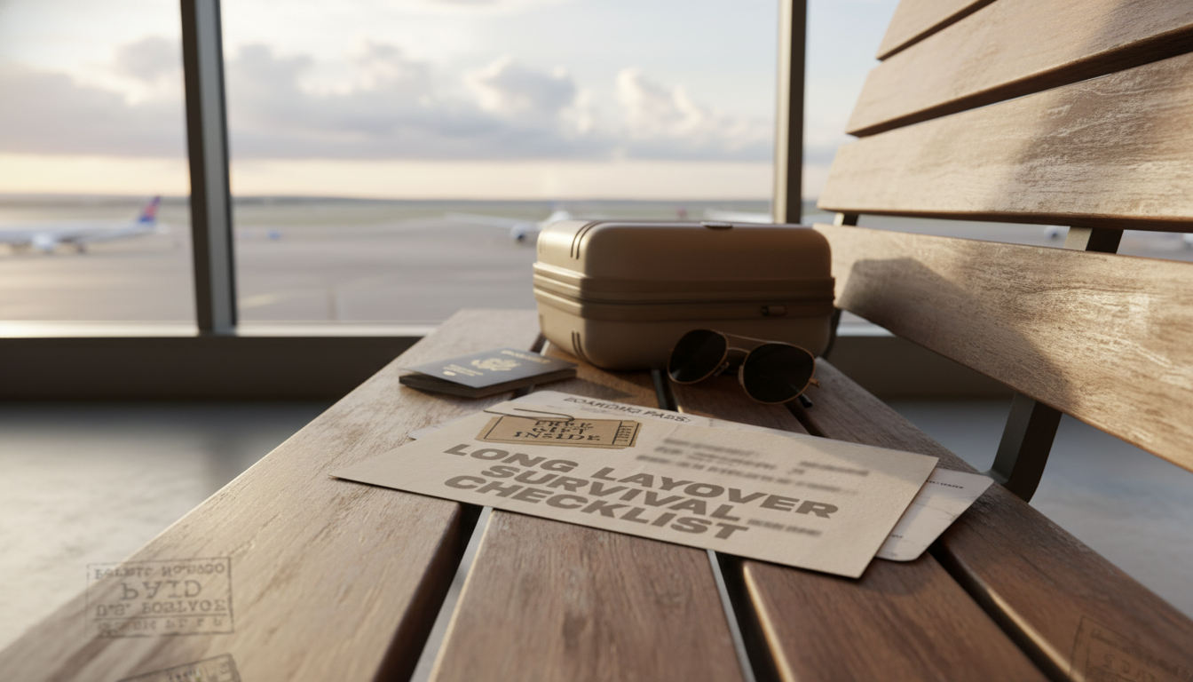 Long Layover Survival: Checklist, Sleep, Safety & Timing
