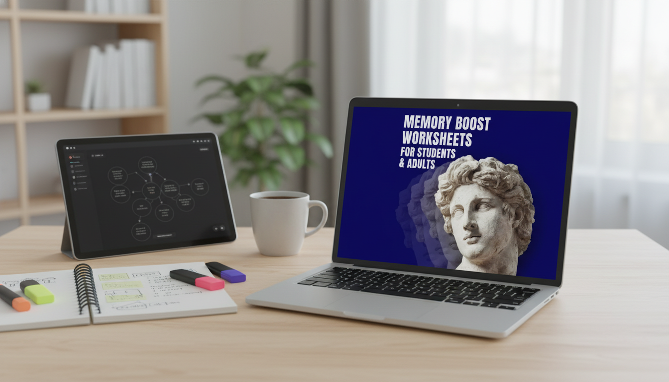 Memory Boost Worksheets: Printable Recall Practice
