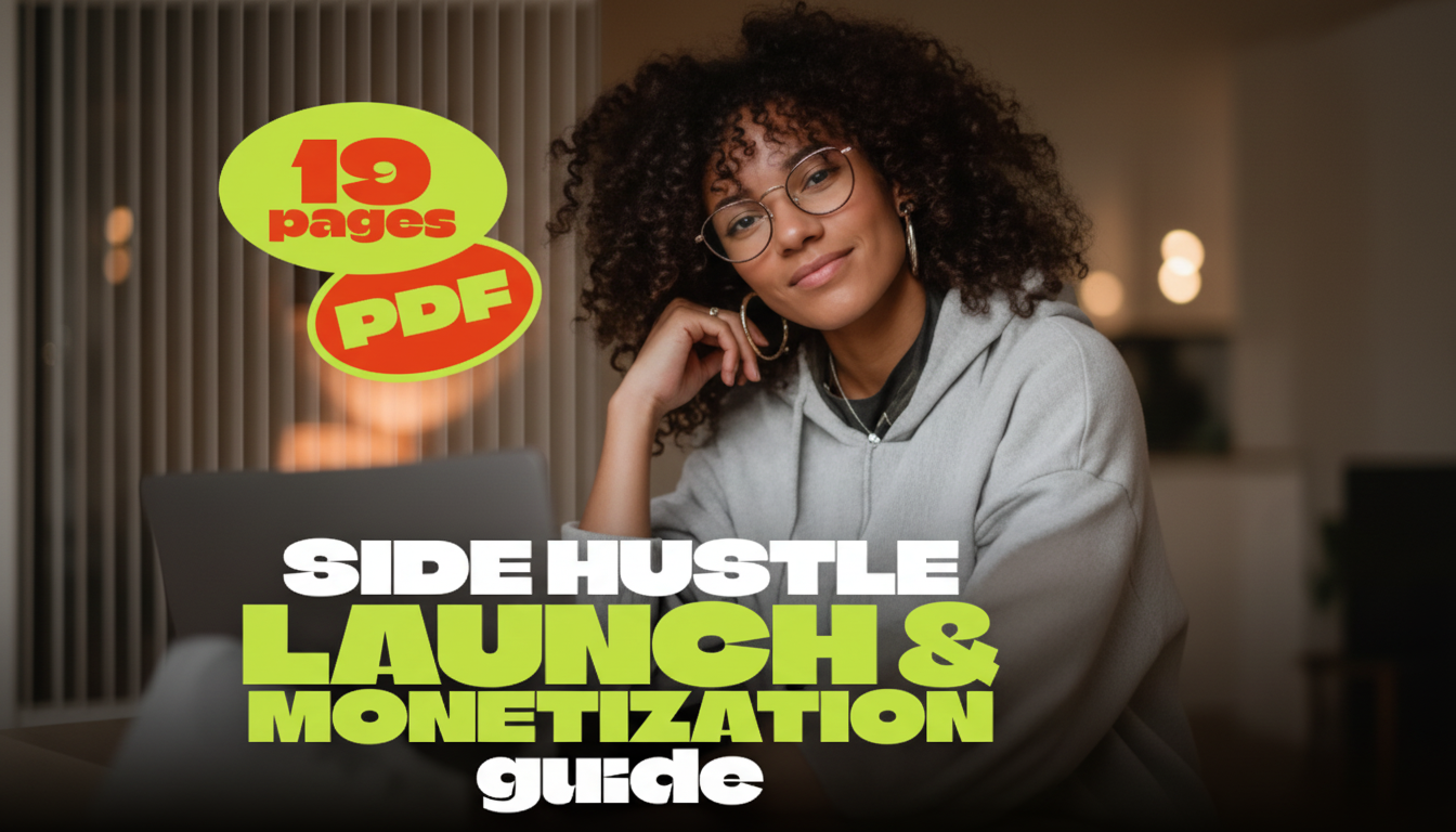 Launch a Side Hustle Fast: MVP, Funnel, Pricing, First Sales