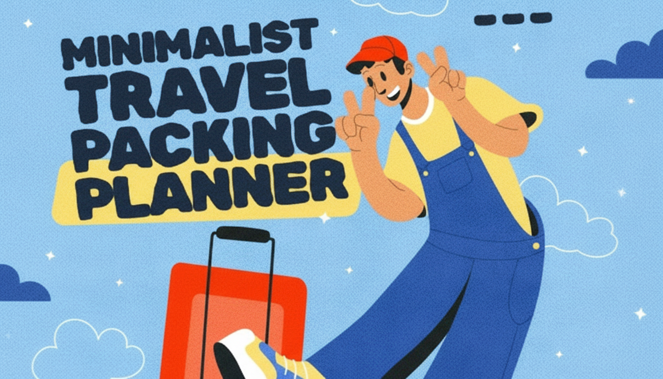 Minimalist Packing Planner: Carry-On Checklist & System